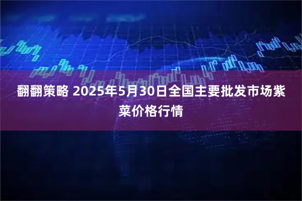 翻翻策略 2025年5月30日全国主要批发市场紫菜价格行情